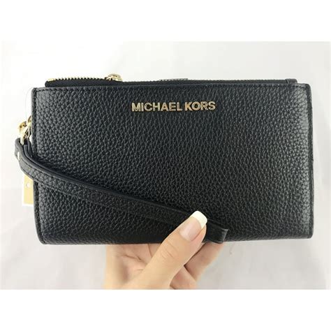 michael kors zip around wallet jet set|michael kors wristlet jet set.